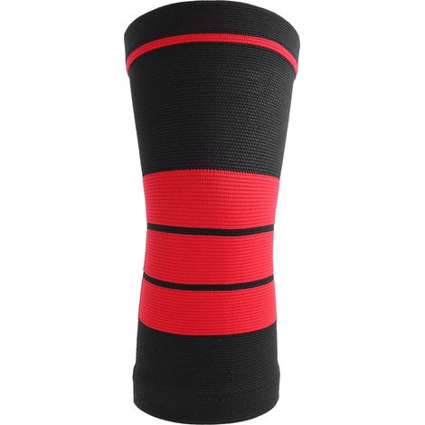 Genouillère De Sport Élastique - Support Chaude Pour Running Cyclisme Fitness - Design Antidérapant - Taille XL (1/5)