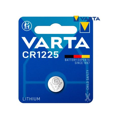 Pila Varta lithium cr1225 3v blíster 1 unid ø12.5x2.5mm
