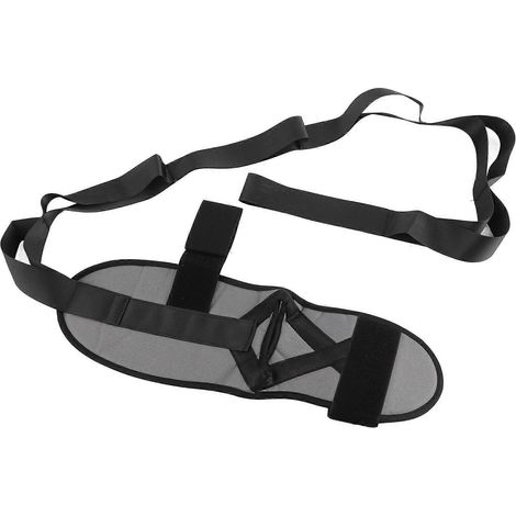 Ensemble de sangles d'étirement pour les jambes, ceinture d'étirement des pieds pour la rééducation des chevilles, l'entraînement et le yoga (gris) (1/5)