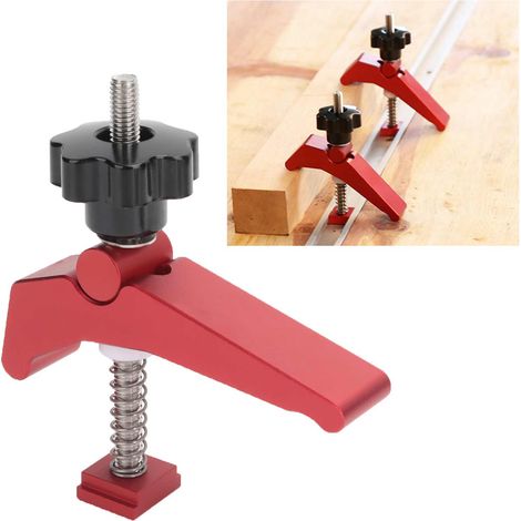 Klemmset aus Aluminiumlegierung für die Holzbearbeitung, T-Schienen- und T-Nut-Befestigungen, Klemmzubehör (1/5)