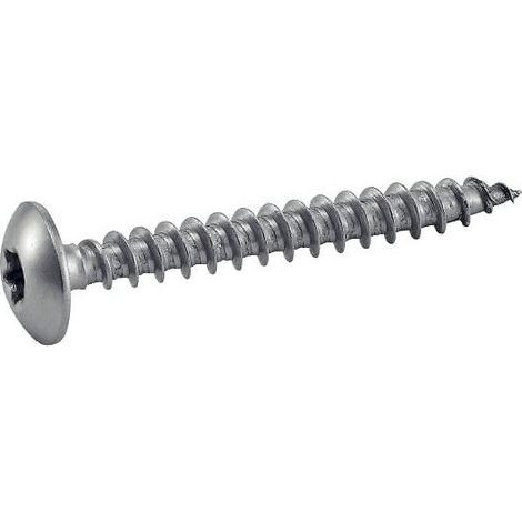Vis à bois tête cylindrique large pour pentures - 6 - 30 (1/5)