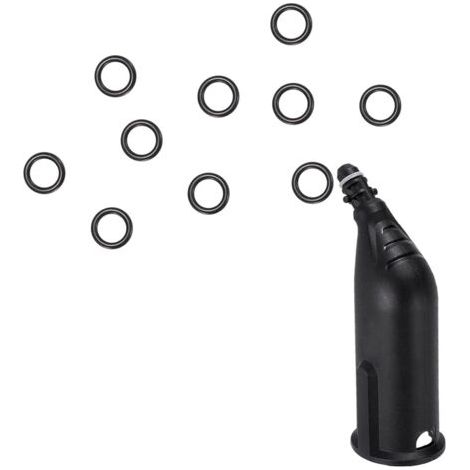 Packung mit 10 Gummi-O-Ringen für Kärcher SC2 SC3 SC4 SC5 CT10 Dampfreiniger (schwarz)