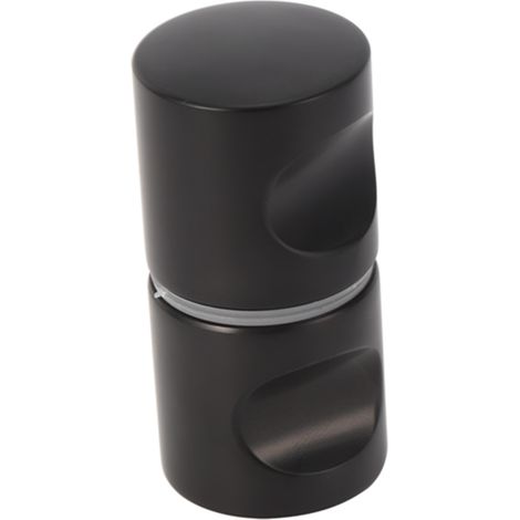 Poignée de porte vitrée monotrou en alliage d'aluminium pour salle de bain/douche. (1/5)