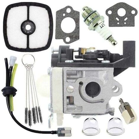 FENOPLASTICACarburateur Carb reconstruction tuyaux de carburant et ampoules d\\'amorçage pour Zama Rb-k94 Echo Srm-265 Srm-265es Kit de carburateur carburateur (couleur : argent-1 Set Carbureto (1/5)
