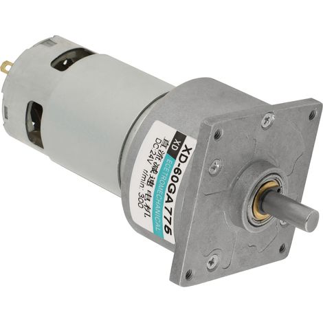 35-W-Mikro-Gleichstrom-Metallgetriebemotor, Drehzahlregelung, Rechts-/Linkslauf (24 V, 300 U/min) (1/5)