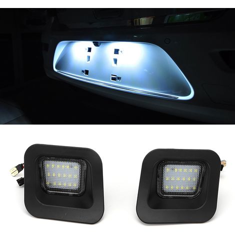 Éclairage de plaque d'immatriculation LED 7000K avec décodeur, compatible avec Dodge RAM 1500, 2500 et 3500 (2003-2018). (1/5)