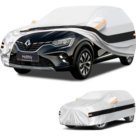 Autoabdeckung SUV 10 Lagen 100% Wasserdicht für Renault Captur (2013-2026) Silber (1/5)