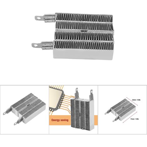 Plaque chauffante PTC à température constante en aluminium pour chauffage par ondulation (12V/70W) (1/5)