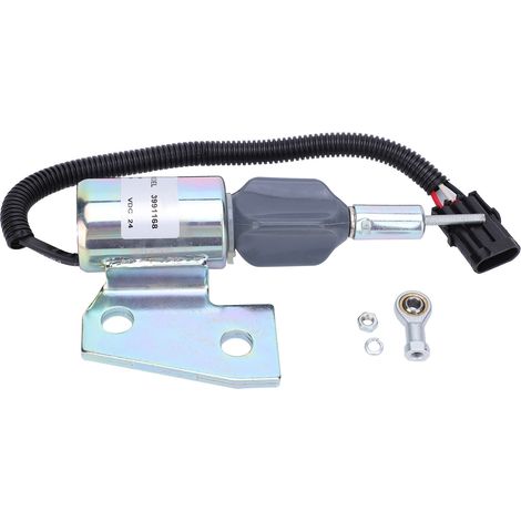 Électrovanne d'arrêt pour moteur Cummins, contacteur d'arrêt d'huile, accessoires moteur 3991168 24V (1/5)
