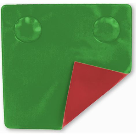 Magna-C Magnetisches Kennzeichnungspad 110x100mm grün/rot (1/5)