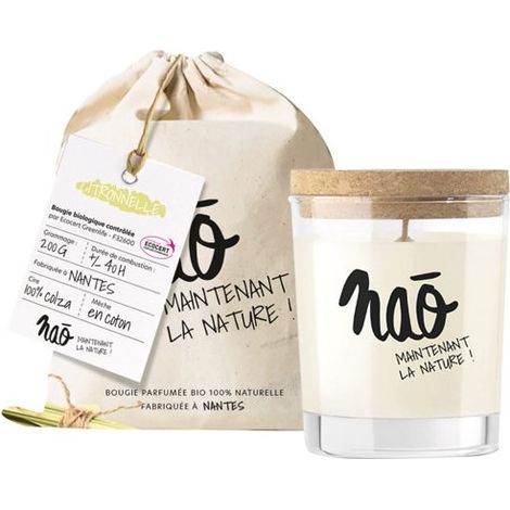 LA FRANCAISE BOUGIE BIO NAO 200GR CITRONNELLE 1192174