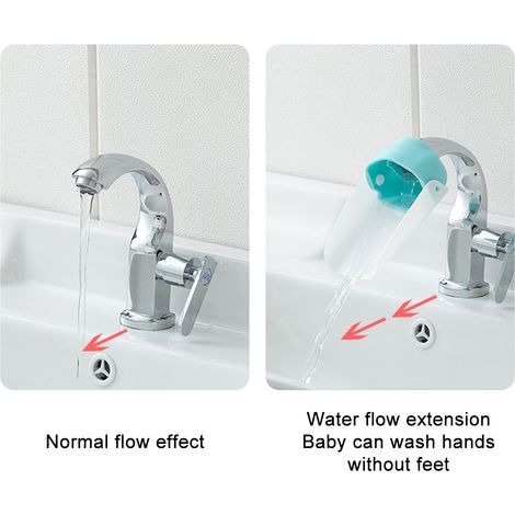 Rallonge de robinet pour enfants, rallonge de poignée d'évier, accessoire auxiliaire pour le lavage des mains de bébé, accessoires de salle de bain et de cuisine