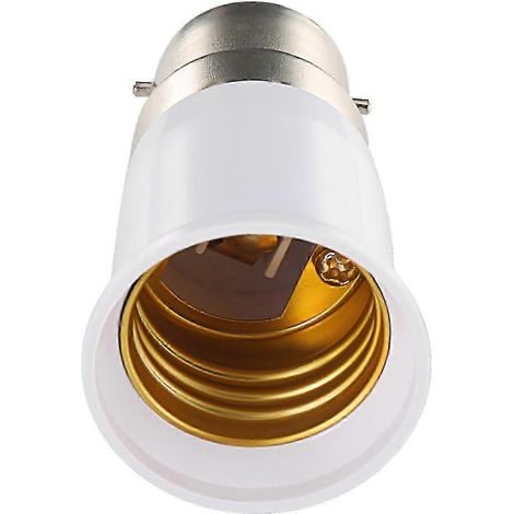 Adaptateur d'ampoule B22 vers E27 douille à vis Edison B22 vers E27 adaptateur de douille pièces d'éclairage ZT-1pcs (1/5)