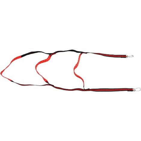 Échelle de Corde d'embarquement Échelle Marine en Nylon à 4 Marches pour Bateau Gonflable de Canoë-Kayak avec Matériel en Acier Inoxydable et Portable (3 étapes) (1/3)
