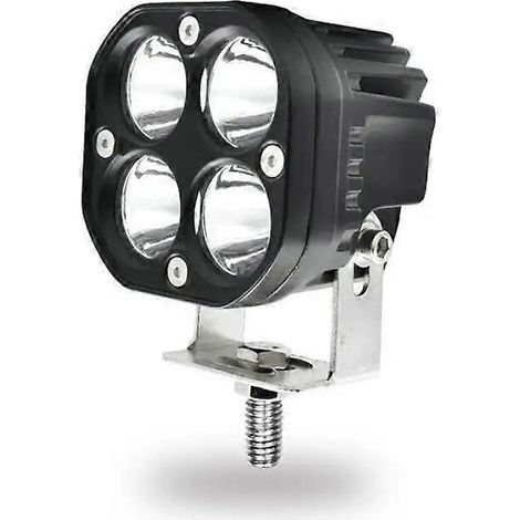Projecteur de travail LED miniature carré de 1 à 6 pouces pour voiture, jaune et blanc, 12 V/24 V, antibrouillard tout-terrain pour camion Lada 4x4 4WD, noir, 1 pièce (1/5)