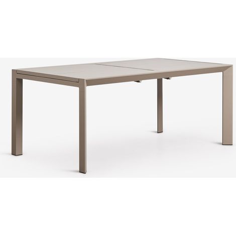 Mesa de jardín rectangular 180-240x100 cm extensible en aluminio Starmi SKLUM (1/5)