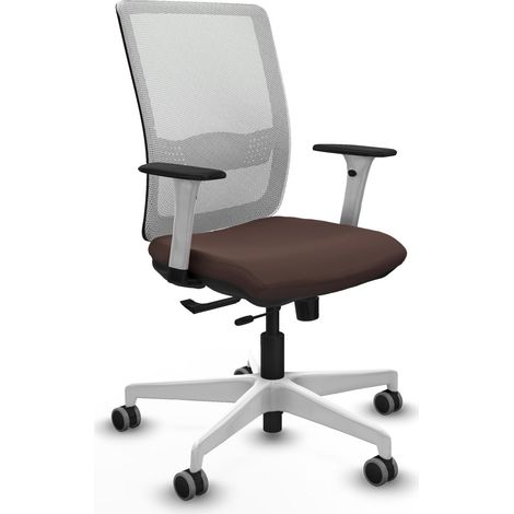 Chaise de bureau piqueras y crespo Haches marron foncé velours (1/2)