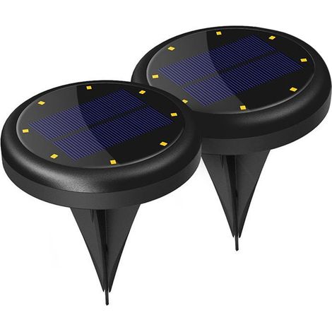 [Solar-Bodenleuchte] + [] + [ABS] + [2 Stück, 1200 mAh, 60 h] (1/5)