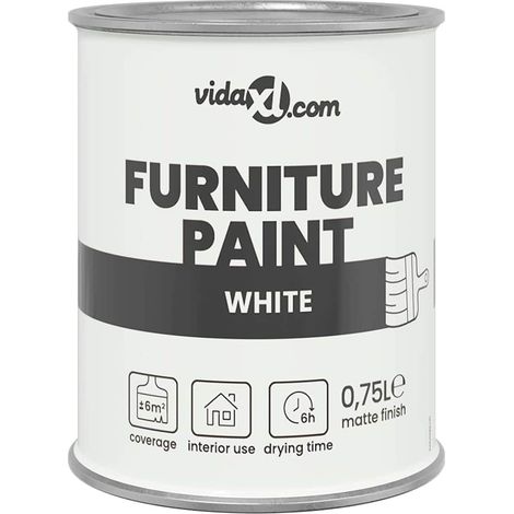 Peinture pour meubles Blanc 10 x 10 x 12,2 cm Impression murale CFW964772 (1/5)