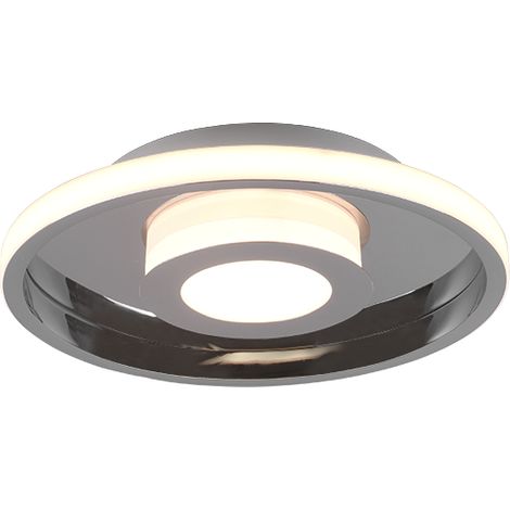 Plafonnier led chrome ip44 avec variateur 3 intensites - trio - ascari (1/5)