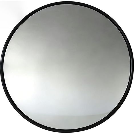 Miroir De Circulation Convexe, Miroir Garage, De Circulation Réglable, 30cm, Aide Au Stationnement, De Sécurité Incurvé, Pour Allées, Garage, Cour, Noir (1/5)