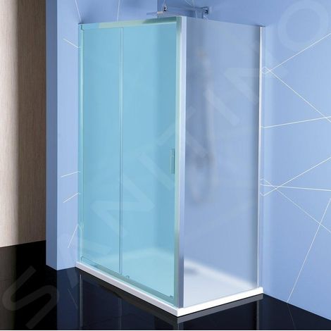 Polysan Easy Line - Paroi de douche latérale, 1000 mm, verre Brick EL3438 (1/4)