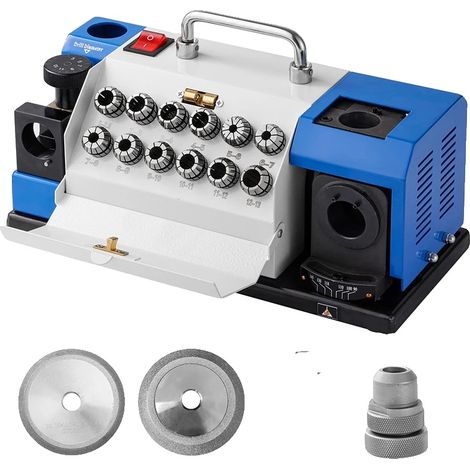 Afilador de brocas automático, compatible con brocas de 2 a 13 mm, enchufe europeo. (1/2)