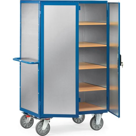 fetra Fourgon 5592 avec ridelles en ALU - charge max. 750kg pneus TPE (1/3)