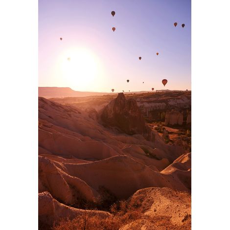 Tableau sur toile ballons rouges 30x45 cm - Impression sur Toile Murale Décorative - Image imprimée en HD sur Toile - Toile sur Châssis en Bois FSC - Fabriqué en France (1/5)