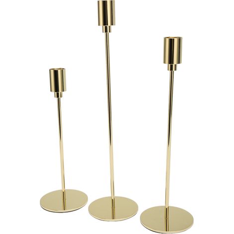 Chandeliers en fer forgé de style européen et américain, accessoires de mariage, articles de décoration de table créatifs. (1/5)