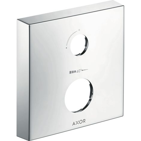 hansgrohe AXOR roseta de extensión, angular, 2 orificios, con