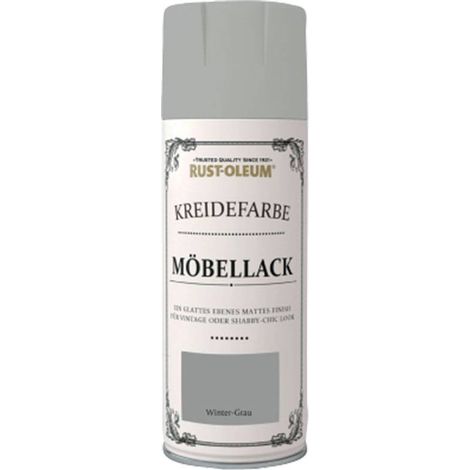 Rust-Oleum Kreidefarbe Möbellack Sprühlack 400ml wintergrau