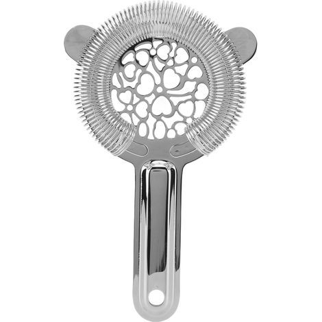 Passoire à cocktail en acier inoxydable – Strainer classique – Couleur argent pour usage professionnel (1/5)
