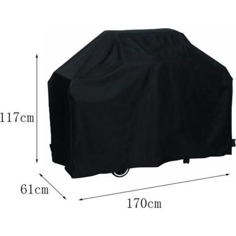 Gasgrillabdeckung/Grillabdeckung 170x61x117cm, regendicht und staubdicht (1/5)
