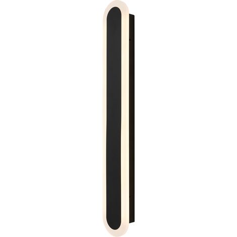 Litecraft Mitali Wall Light Outdoor Linear 16 Watt Integrated CCT LED - Black (1/5)