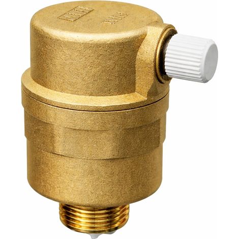 Entlüftungsventil mit horizontalem Auslass Far rubinetterie 2040-2043  Messing - 1/2" M