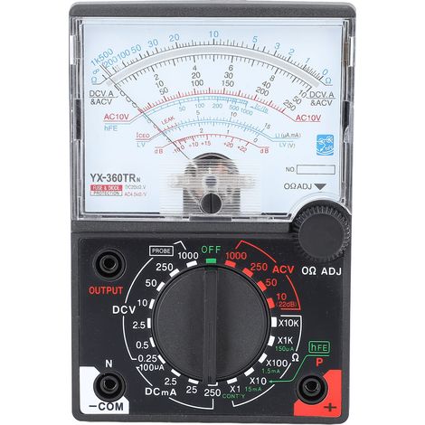 Multimètre analogique industriel de haute précision YX 360TRn à aiguille pour la réparation électrique (1/5)