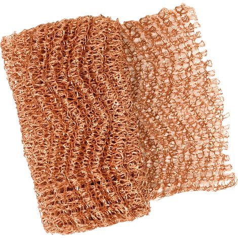 Rouleau Maille Tricotée Cuivre Rouge 12.7cm x 6m Filtre Vapeur Anti-Limaces Tamis Multiusage (1/5)