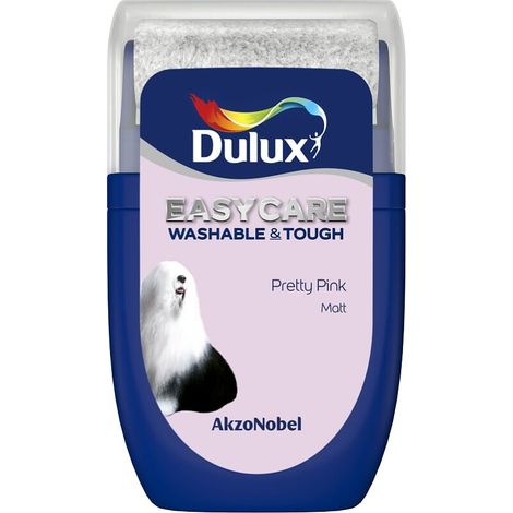 Dulux Easycare Washable Tough Matt Tester Pot - 30ml - Pretty Pink
