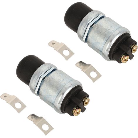 Lot de 2 boutons de klaxon Club Car 12V 17318 G1, compatibles avec les modèles EZGO 1993-2022 (1/5)