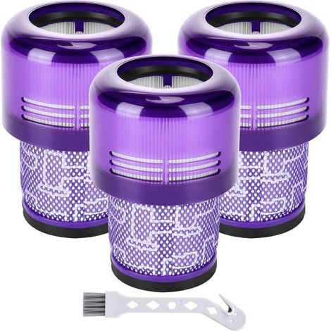 Lot de 3 Filtres Remplacement Aspirateur Compatible Dyson V11 V15 - Maintient Puissance Aspiration (1/5)