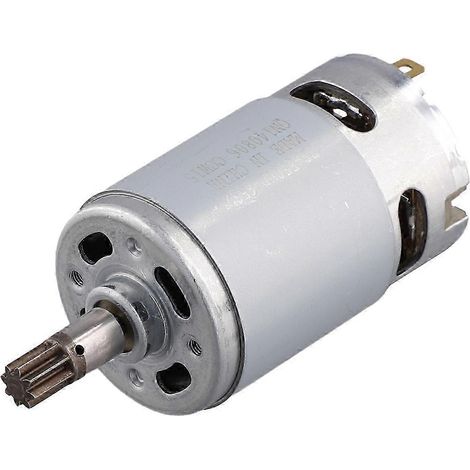 Moteur 8 dents DC21V RS-550VD H3 Compatible avec WORX 50027484 WU390 WX390 WX390.1 (1/5)