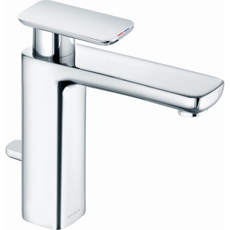 KLUDI E2 Grifo monomando lavabo 120mm con juego de vaciado cromo, 492950575 (1/2)