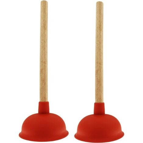 2 dragues de toilette, outils de tuyau d'aspiration de peau d'égout, ventouses de toilette en caoutchouc domestiques (1/5)