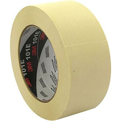 FP – Ruban de masquage papier crêpé 48mm x 50m – Adhésif caoutchouc pour peinture – Épaisseur 0,12mm – Usage général