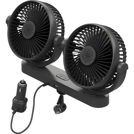 Ventilateur de refroidissement 12 V avec deux têtes, voiture 3 (1/5)