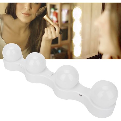 Miroir de salle de bain à LED avec éclairage réglable et lumière d'ambiance trois couleurs (1/5)