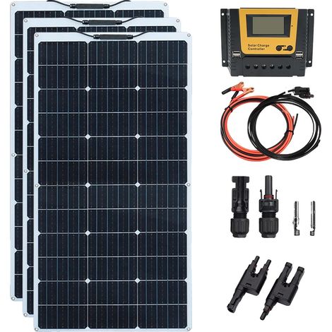 Panneau Solaire Flexible, Haute Efficacité du Module 24%, Design Léger (1/2)