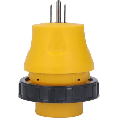Adaptateur de prise twist 15A mâle vers 30A femelle 3 broches, convertisseur électrique 125V pour camping-car, fiche US (1/5)