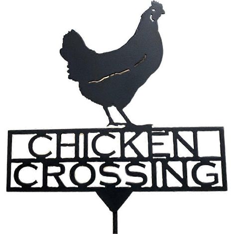 Peinture en aérosol, jardinage, décoration de jardin, panneau, girouette, scène de ferme rétro, piquet, passage pour poules